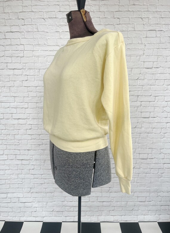 Butter Yellow Pullover, Super Soft Lightweight Sw… - image 6