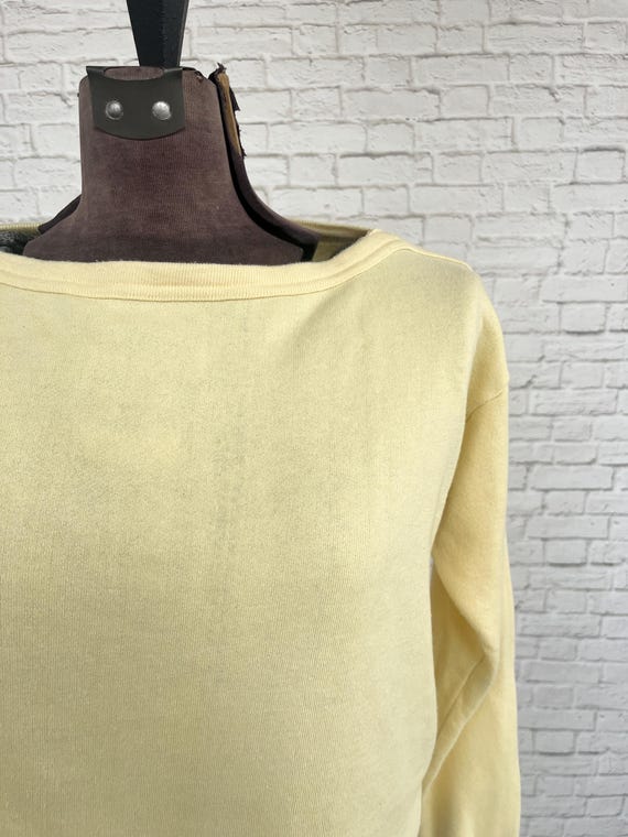 Butter Yellow Pullover, Super Soft Lightweight Sw… - image 11