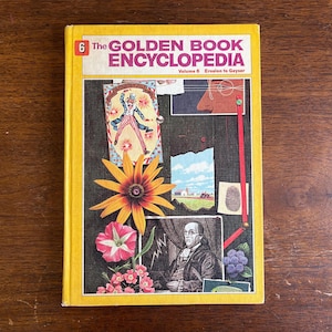 Enciclopedia del Libro Dorado, Volumen 6, Enciclopedia Dorada Antigua, vol. 1, De la Erosión al Géiser, 1969, enciclopedia amarilla, prensa dorada