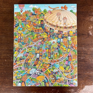 Super Dome Sunday, Complete, Vintage Springbok Hallmark Jigsaw Puzzle, 500 Pieces, Vintage football theme, Vintage Jigsaw Puzzle, 18 x 24&quot;