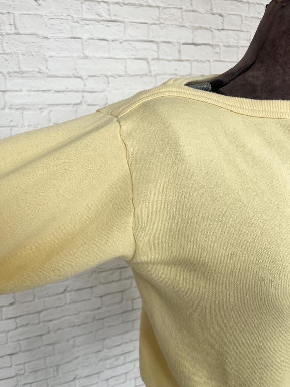 Butter Yellow Pullover, Super Soft Lightweight Sw… - image 2