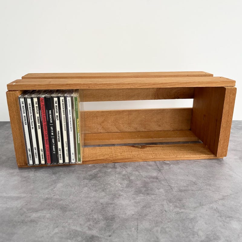 Crate Bookshelf - Etsy
