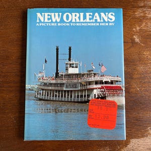 New Orleans, A Picture Book to Remember Her By, 1978, City Vintage Coffee Table Book, HCDJ, Hardcover, Book Collector, US City Photography
