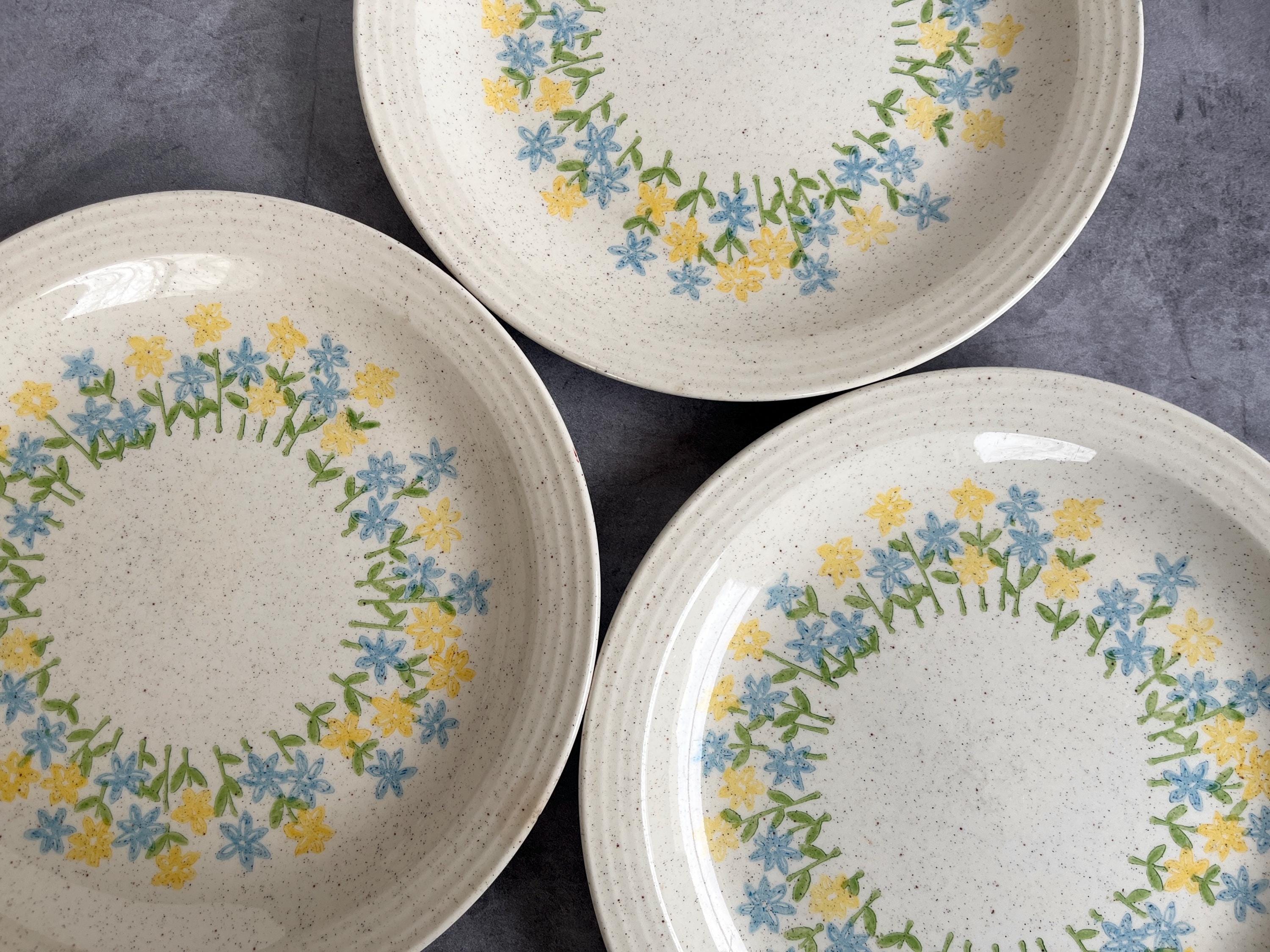 黄色い花柄の食器 - Etsy 日本