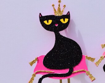 Planner Charms / Travelers Notebook / Cadeaus / Plannerclips /Paperclips / Midori Charms / Tn Charms / Travelers Notebook Charms / Naughty Kitty