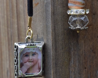 Goudzilveren medaillon reizigers notitieboekje bedel, planneraccessoires, tn-accessoires, plannerbedel, bladwijzer, bladwijzer, tn-bedel, babylocket
