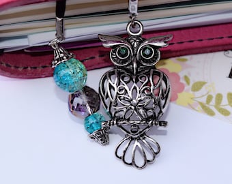 Planner Charms/ Travelers Notebook / Cadeaus / Planner Accessoires/Planner Hangende Charms/ Midori Charms/ Tn Charms/ Travelers Charms/WiseOwl