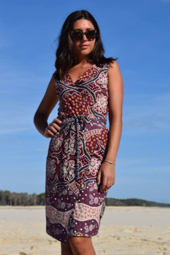 reversible wrap dress