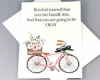 Carta di incoraggiamento - Hai questa carta - Carta di positività - Salute mentale - Supporto per l'ansia - Cheer Up Card - Carta di supporto