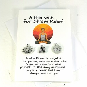 Regalo de alivio del estrés / Alivio del estrés Tarjeta de regalo / Regalo de aliento / Regalo de pensamiento en usted / Regalo reflexivo de amistad / Regalo calmante