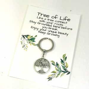 Levensboom sleutelhanger | Boom sleutelhanger | Sleutelhanger charme | sleutelhanger voor dames | sleutelhanger displaykaart | Sleutelhanger voor vrouw | Sleutelhangerkaart S031