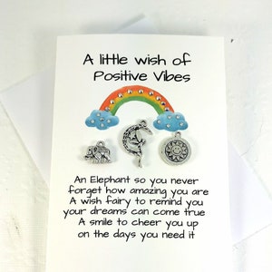 Tarjeta de regalo de vibraciones positivas, Regalo de esperanza, Regalo de recuerdo reflexivo, Regalo de positividad, Regalo de aliento, Tarjeta de regalo de recuerdo Pensando en ti