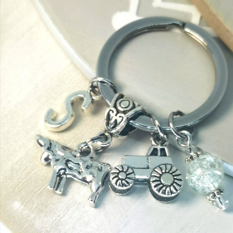 Farm Key Rings Dairy Rings - Etsy