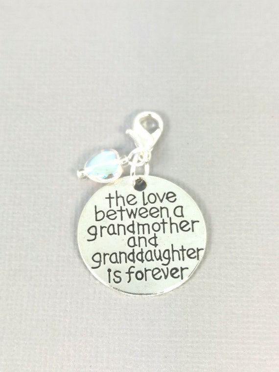 Granddaughter Grandmother Charm the Love Between a Grandmother and