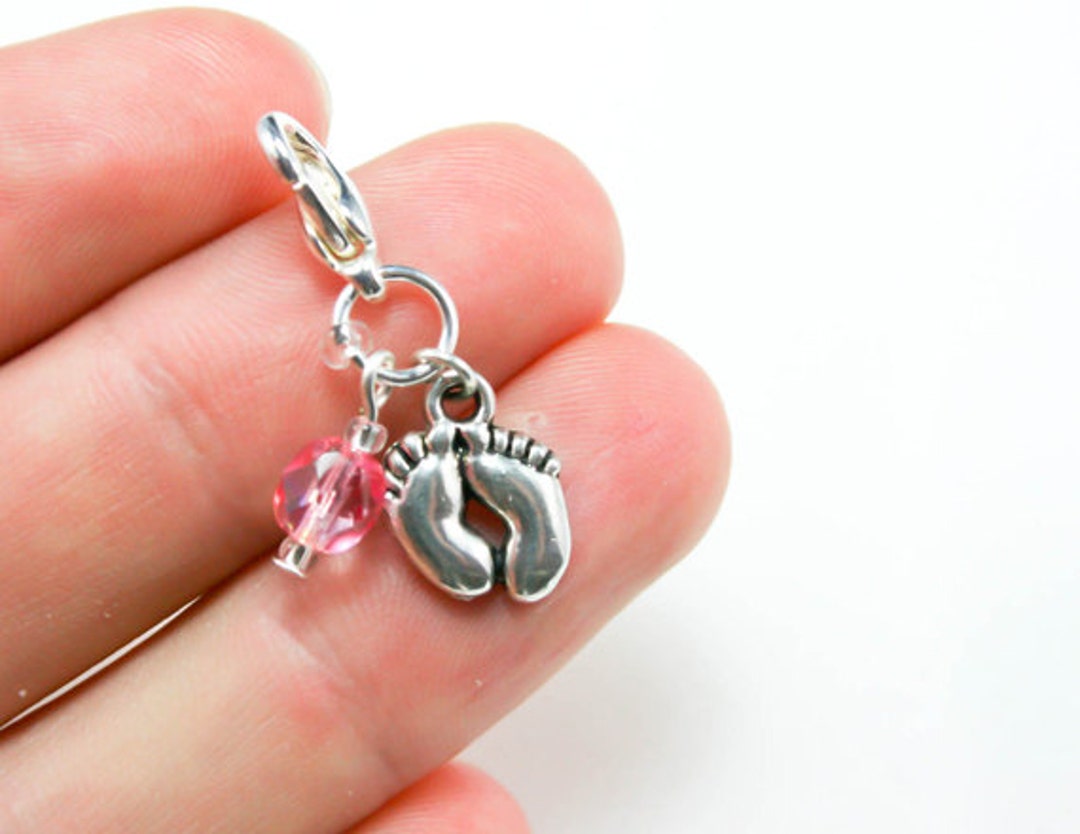New Baby Girl Charm. Baby Shower Charm. Baby Shower Favor for Etsy