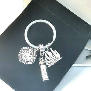 Fireman Keyring, Fireman Gifts, Firefighter Gifts, Fireman Keychain ...