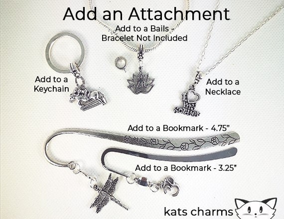 November Birth Stone Clip Charm | Birth Month Clip on Zipper