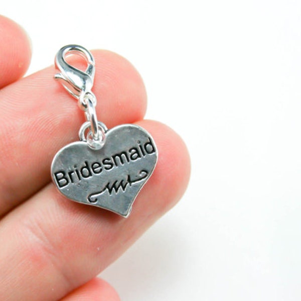 bridesmaid croc charms