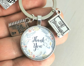 Teacher Thank You Keychain - Teacher gift - End of Term Teacher Keyring - Teacher Present - Teacher love - Teacher thank you Gift keychain