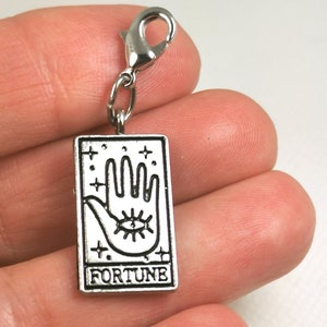 Tarot Anhänger | Tarot Geldbörse Charm | Wahrsagerei Anhänger | Glücksbringer Geldbörse | Physic Wahrsagerei Charm 738