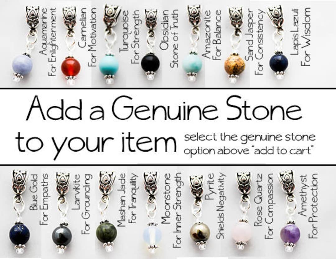 Genuine Stone Pendants 8mm Genuine Stone Necklace Pendants Etsy
