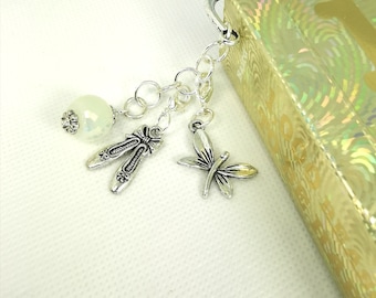 Beaded Feather Book mark | Personalized Book mark | Make it your way Book mark | Crystal Beaded Bookmark | Add On Charms - SCC1276