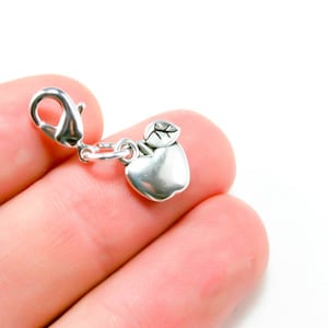 Apple Charm for Teachers. Teacher Thank You Gift. Apple Charm. Build a Bracelet Charm, Fruit Charm, Teachers Gift Charm SCC205