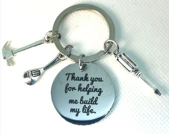 Dad Gift, Dad Birthday Gift, Gift for daddy, father's day gift, Thank you for dad, gift for father, daddy gifts, dad keychain SCC457