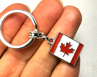 Canadian Flag Keyring, Canadians , Canadian Proud , Love Canada, Canada Flag SCC1442