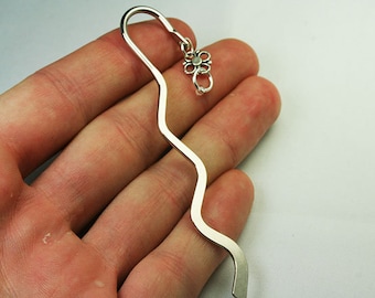 Metal Bookmark - Custom Bookmark Base. Swivel Bookmark Hook to Add Custom Charms. Custom Charm Bookmark. SUP071
