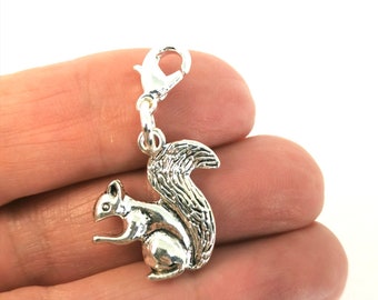 Squirrel Clip Keychain charm | Animal charm Planner Clip | Agenda clip | Planner charm | Agenda Charm | Planner Accessory | Agenda Bling 273