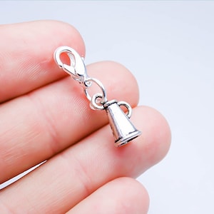 Cheerleader Charm. Megaphone Charm. Cheerleading Megaphone Charm. SCC691