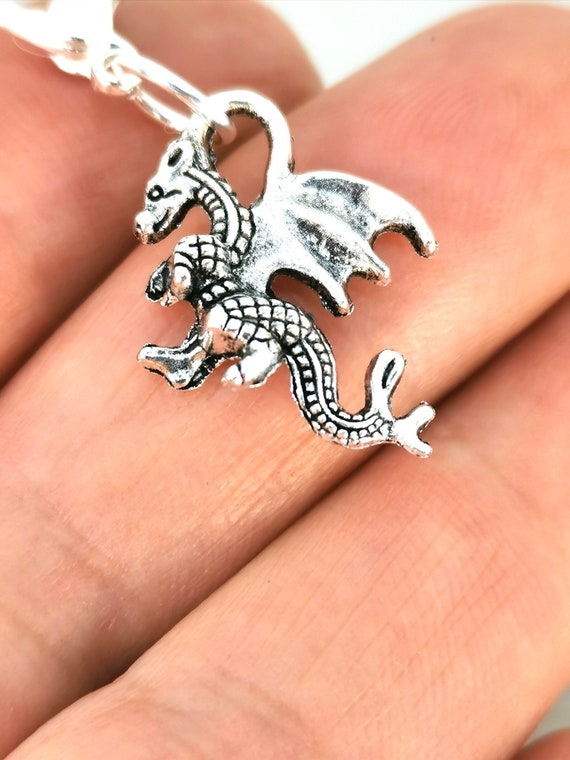 Three dimensional dragon charm 3D dragon zipper pull Bracelet charm Pendant Charm Bridle Charm Charms for Bracelets Dragon SCC615