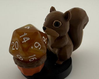 3D Printed Squirrel Token Dice Holder | MTG Commander EDH Counter