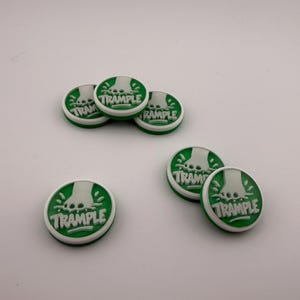 MTG Trample Tokens | Magic the Gathering Keyword Counters (Set of 6)