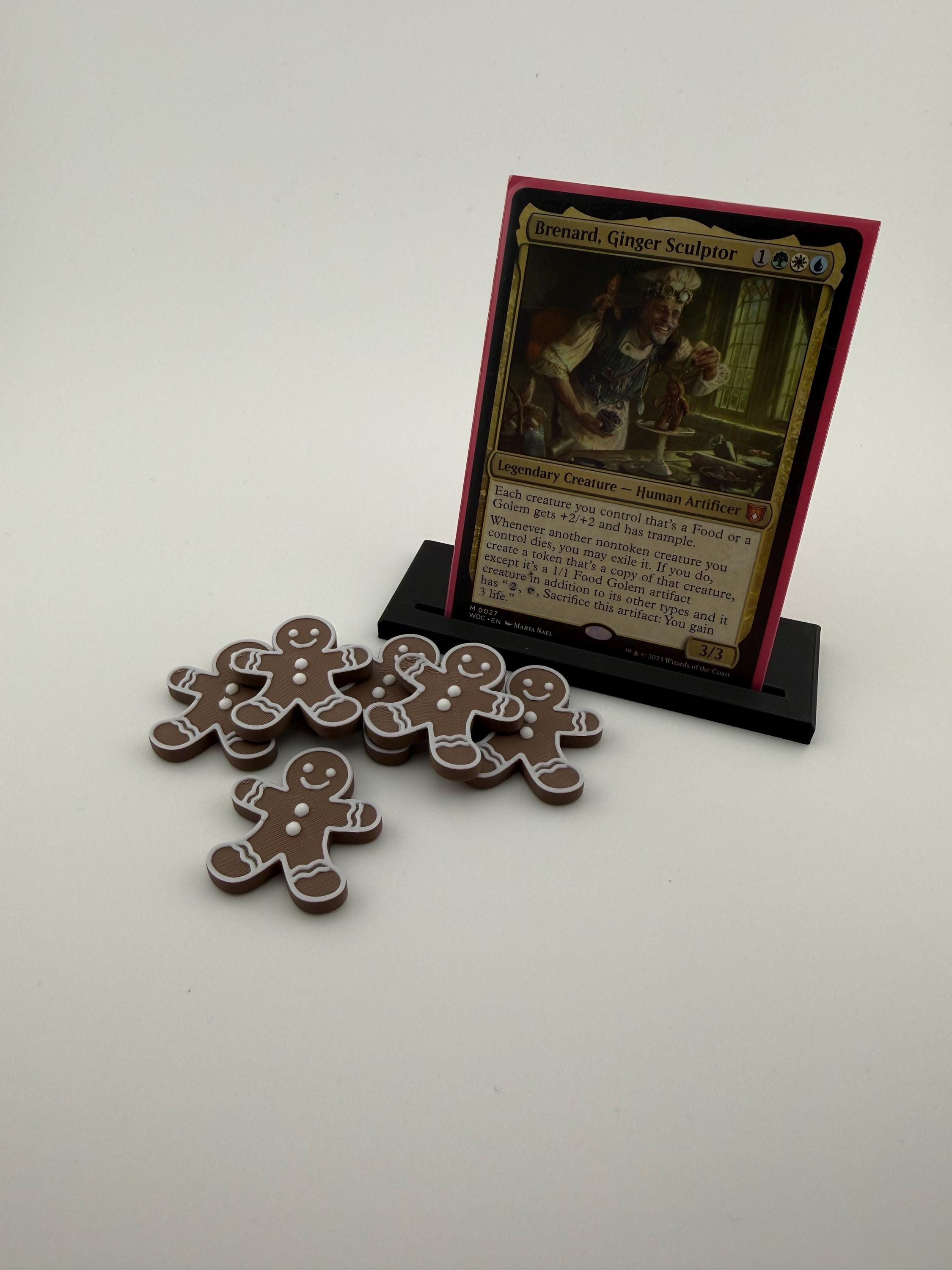 mtg eoe chase cards Food Golem token Magic mtg | Custom Retro Style
