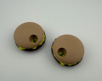 Cheeseburger Magic the Gathering Food Token Tracker – Fidget Dial Counter for TCG Games