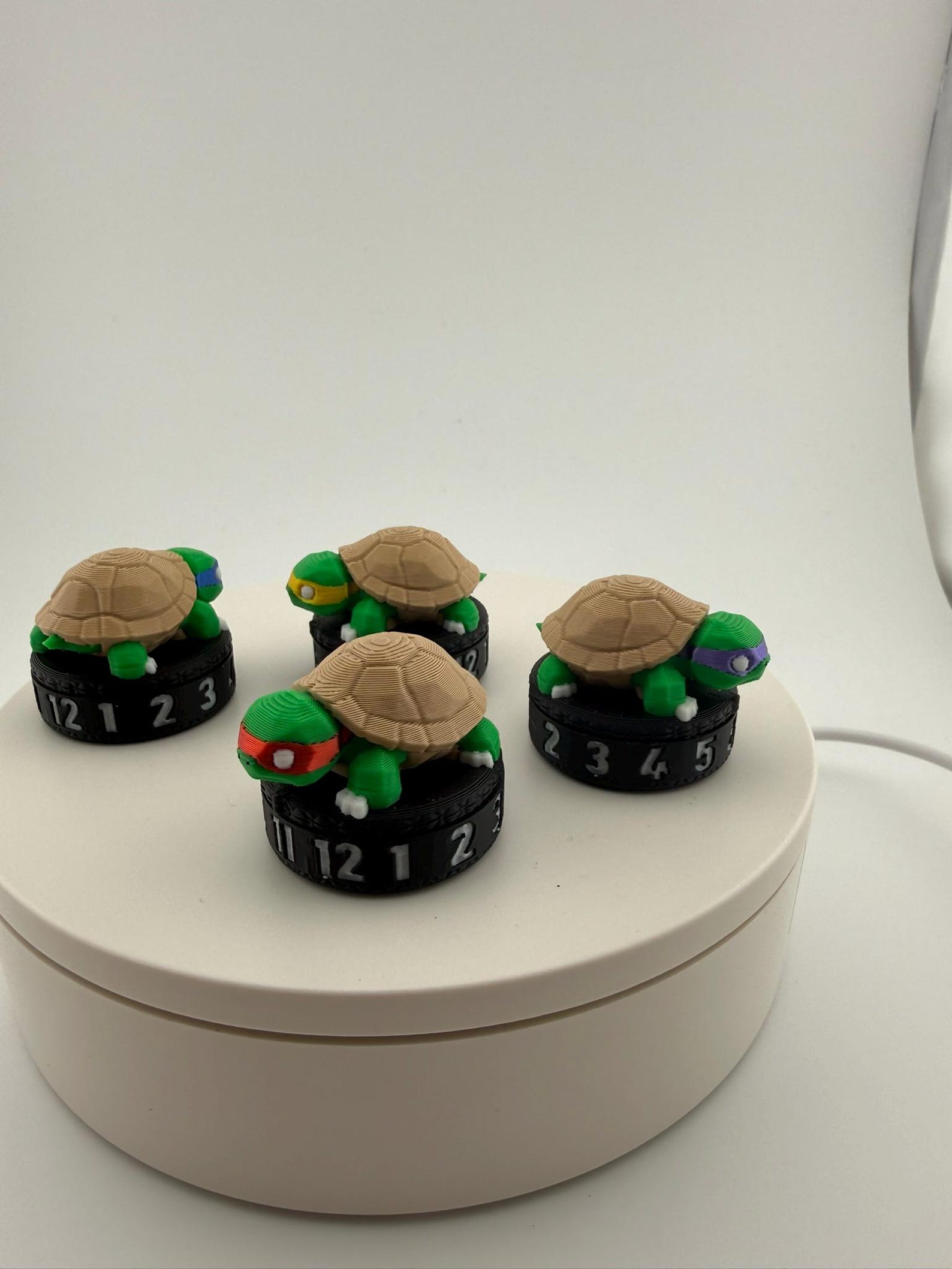 3D Printed Turtle Ninja Clicker 1-12 Token / Counter Base - MTG ...
