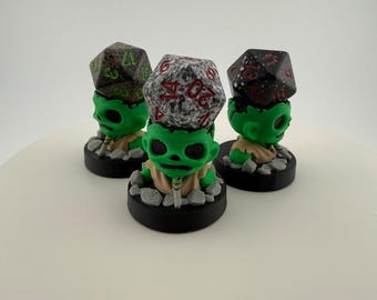 3D Printed Zombie Dice Holder | Zombie Token | MTG Commander EDH Accessory