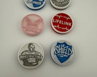 Magic the Gathering Battlefield Resilience Ability Counters – MTG Commander Keyword Counter Set of 6