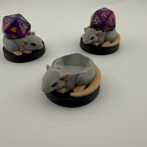 3D Printed Rat Dice Holder | MTG Commander EDH Accessory