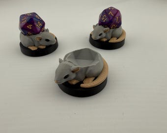 3D Printed Rat Dice Holder | MTG Commander EDH Accessory