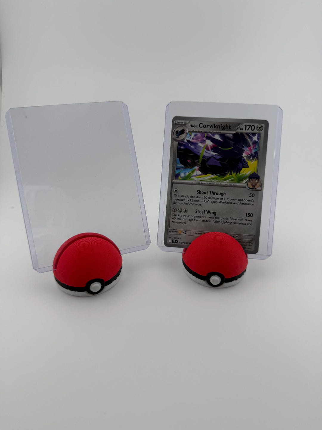 Capture Ball Card Holder | Trading Card Top Loader Display | 3D Printed ...
