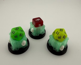 3D Printed Ooze / Slime Dice Holder | MTG Commander EDH Accessory