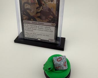 3D Printed Snake Token Dice Holder - Poison Counter – MTG Commander Accessory