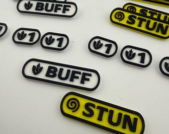 Riftbound Counter Set – 18 Piece Buff, Stun, and +1 Token Bundle