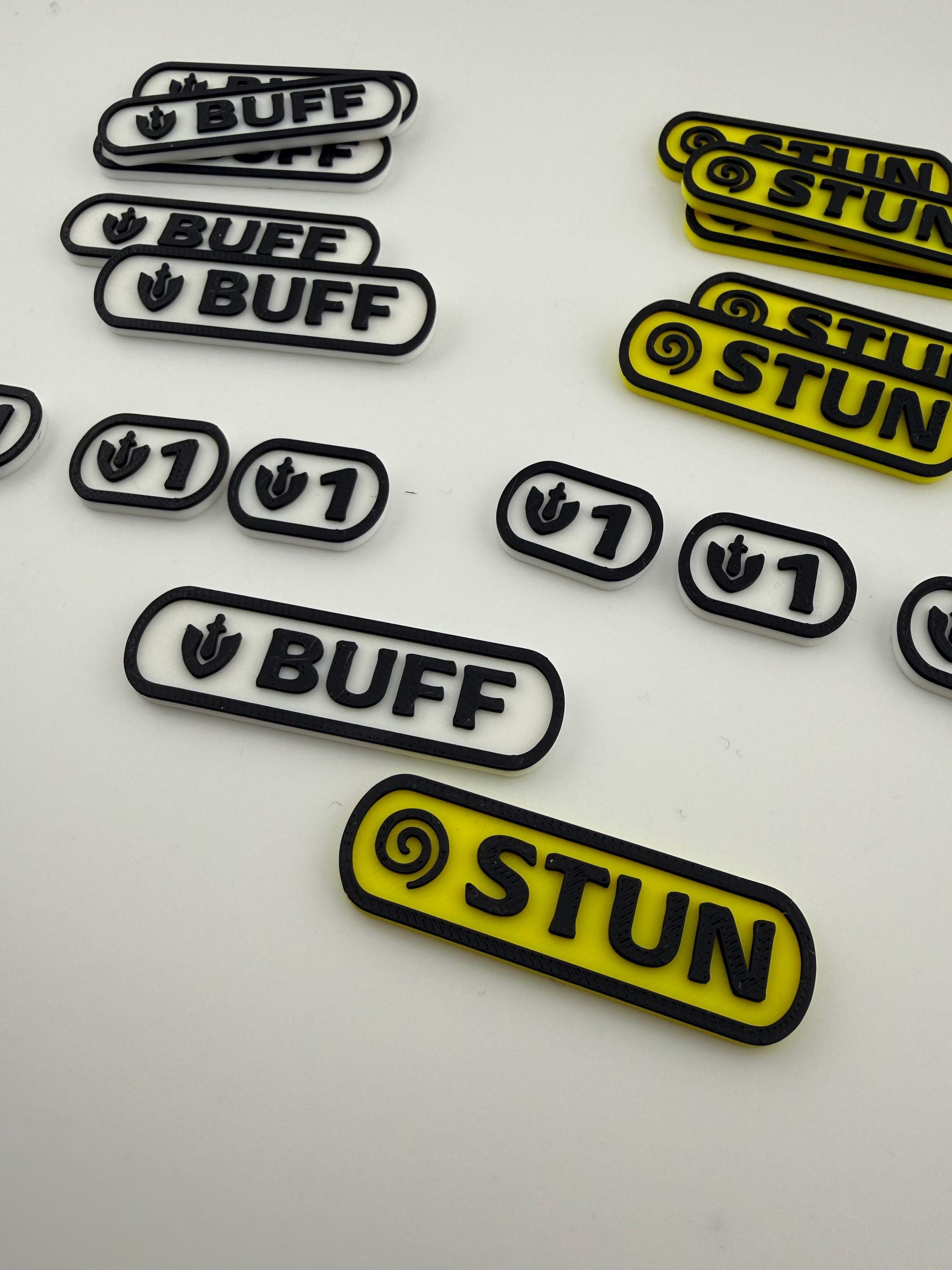 Riftbound Counter Set – 18 Piece Buff, Stun, and +1 Token Bundle - Etsy