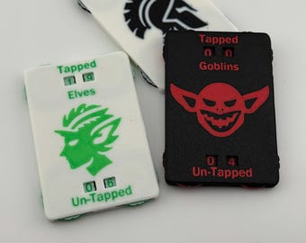 Creature Token Tracker – Card Sized Dial Counter for TCG Games (NFC Tap)