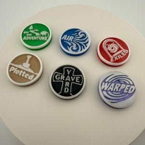 Magic the Gathering Board State Tokens – Plotted, Adventure, Warped, Airbent, Graveyard, Exiled Counters