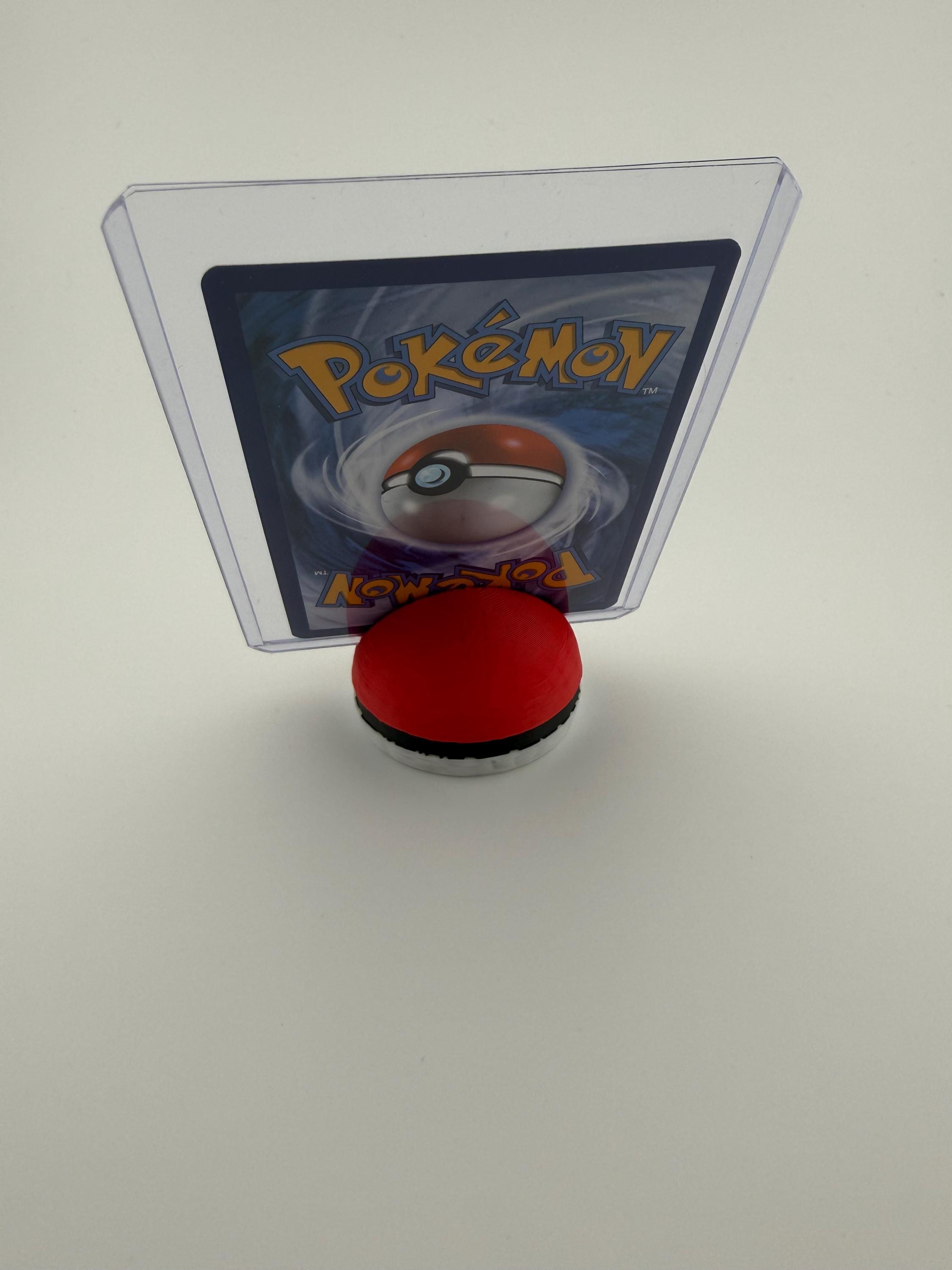 Capture Ball Card Holder | Trading Card Top Loader Display | 3D Printed ...